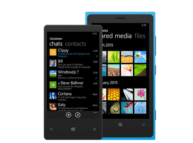 Скачать Telegram для Windows Phone